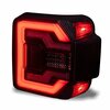 Renegade Tail Lights With Sequential Turn Signal / Sequential Brake Lamp - Black / Red CTRNG0650-BR-SQ